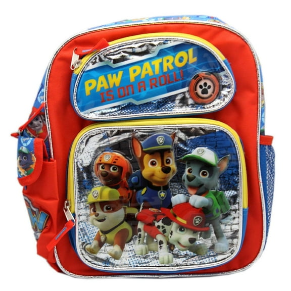 Small Backpack - Paw Patrol - Is On a Roll Red 12" New 120195