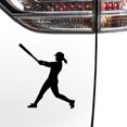 thumbnail image 3 of Magnets in Motion Softball Batter Swing Car Magnet Black, 3 of 4