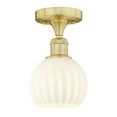 thumbnail image 2 of Innovations Lighting - White Venetian - 1 Light Semi-Flush Mount In Modern, 2 of 7