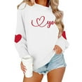 thumbnail image 4 of Ofreoo Women’s Printed Long Sleeve Sweatshirt, Crewneck Casual Pullover Top, 4 of 6