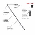thumbnail image 2 of Broca perforadora BOSCH Bulldog SDS-Plus HC2040B25, paquete de 25, 2 of 5