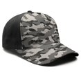 thumbnail image 3 of Adjustable Baseball Cap, Spliced Print Trucker Hat for Men & Women, Breathable Cotton Blend, Camouflage Print, 3 of 3