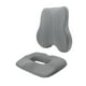 thumbnail image 5 of Cojín de respaldo y asiento para silla, cojín de respaldo grueso, soporte para asiento de coche Gris, 5 of 9