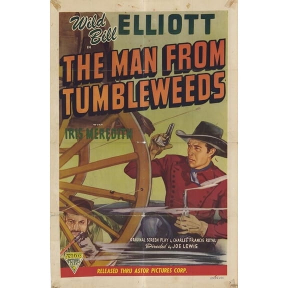 The Man from Tumbleweeds Movie Poster Print (27 x 40)