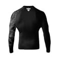 thumbnail image 2 of Raven Fightwear Men's Dragon Sleeve BJJ Rash Guard MMA Black, 2 of 3