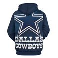 thumbnail image 3 of Football Cowboys Men's Women Vintage 3D Hooded Sweatshirt - All-Season Loose Fit Streetwear, 3 of 6