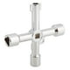 thumbnail image 5 of Llave de llave cuadrada Triángulo universal Llaves de plomero para medidor eléctrico de gas, 5 of 5