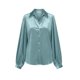 thumbnail image 4 of AUNVITO Women's Velvet Casual Shirt Jacket Long Sleeve with Solid Color Autumn Winter Fashion Outerwear, 4 of 9