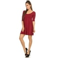 thumbnail image 2 of Women's Trendy Style Baby Doll Solid Dress, 2 of 5