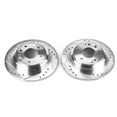 thumbnail image 2 of Power Stop Rear Pair of Drilled and Slotted Brake Rotors JBR929XPR, 2 of 4
