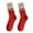 E, variant on Dyfzdhu Red Socks Women Autumn Winter Cotton Thick Line Socks Striped All Thermal Pile Stockings