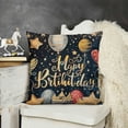 thumbnail image 2 of YINGXI Throw Pillow Cover, Birthday Gift Party Cushion Case Decoration for Sofa Couch Farmhouse 20x20in, 2 of 5