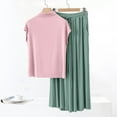 thumbnail image 6 of Royisotas Womens Pajamas 2 Piece Loose Nightwear Cotton Comfortable Soft Fashion Pajama Sets for Women Short Sleeve, 6 of 6