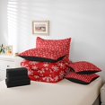 thumbnail image 6 of Manfei Cute Nutcracker 7pcs Queen Bedding,Christmas Winter Festive Bedding Comforter Set Queen,Black Reversible, 6 of 7