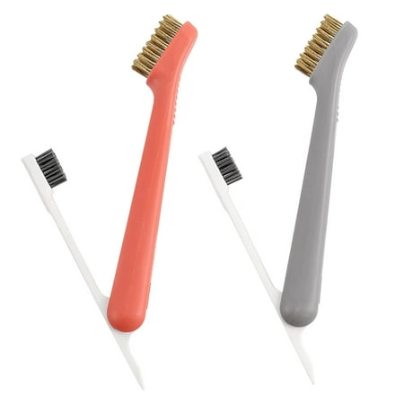

Mini Wire Brush-3 in 1 Small Wire Brushes for Cleaning Rust Welding Slag-Mini Scratch Brush with PET and Stainless Steel Bristles-Deep Cleaning Scrubbing for Paint Thick Dirt