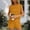 Yellow, variant on RYDCOT Women 2 Piece Outfits Workout Sets Summer Matching Lounge Set Pleated Crew Neck Tunic Tops and Biker Short Sets Yellow