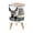 Color 2, variant on Small Trash Can with Lid Silhouette Bear Cub Mountain Forest Sunset Vintage Woodland 1.8 Gallon Dog Proof Trash Can Round Garbage Can Waste Bin Wastebasket for Bathroom Bedroom Living Room