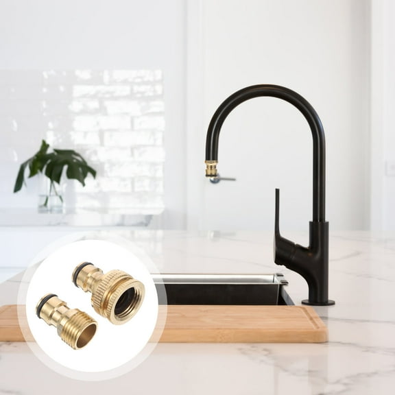 NICEXMAS Faucet Adapter for Portable Washer Dishwasher Sink Attachment Shower to Garden Hose Yellow