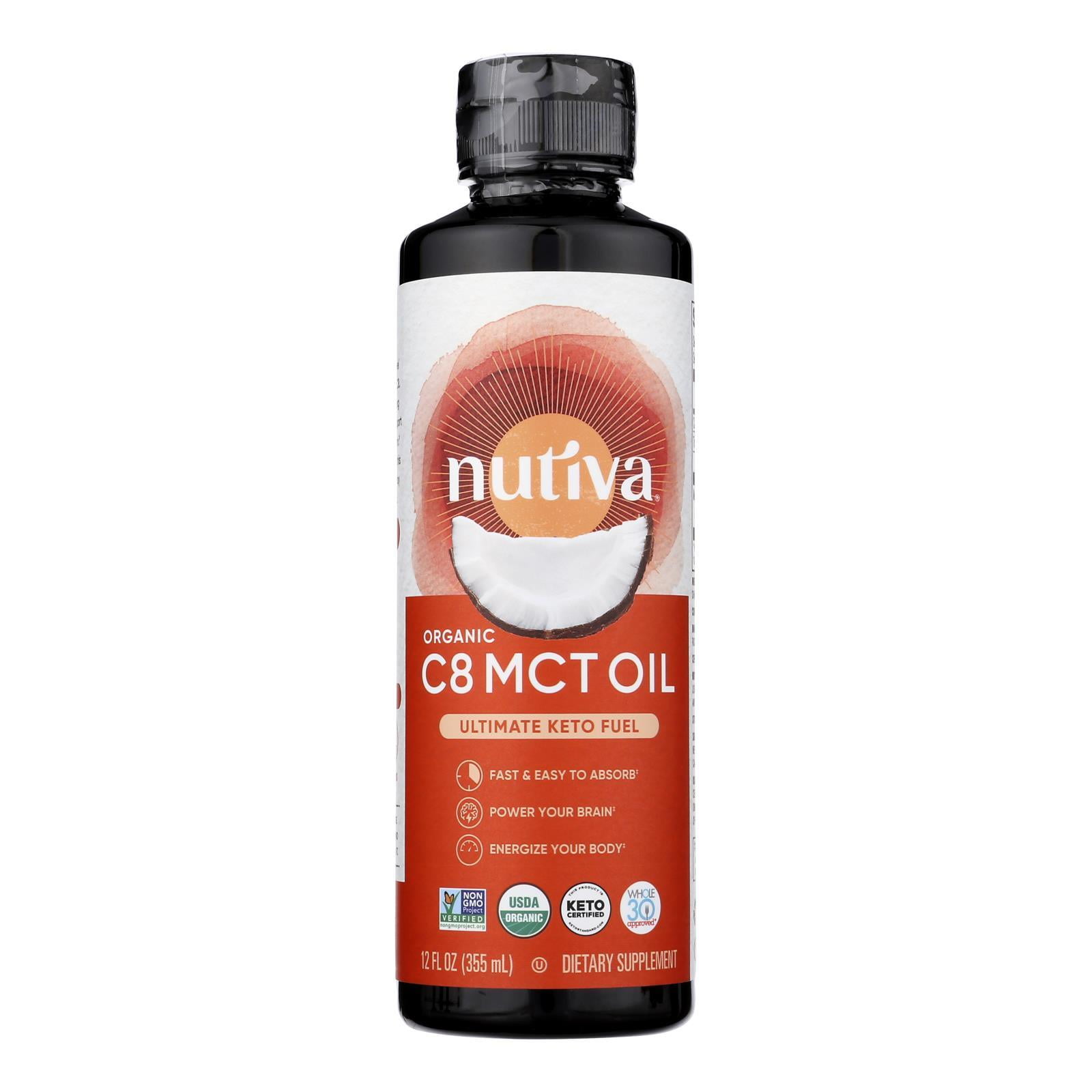 Nutiva Oil Organic C8 Mct Coconut 1 Each12 FZ