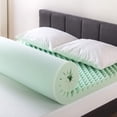 thumbnail image 4 of Crown Comfort 4 Inch Egg Crate Memory Foam Mattress Topper with Calming Aloe Infusion Queen, 4 of 10