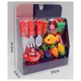 thumbnail image 4 of Pretend Play Toy Set: Interactive Cookware Playset Fake Food Playset Salon Toys, 4 of 6