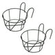 thumbnail image 1 of 2 soportes para macetas colgantes de bonsái, de hierro, con ganchos para casa, oficina y balcón (negro, mediano)., 1 of 7