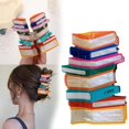 thumbnail image 1 of Book Hair Clips Back To School Hair Clips For Thin Hair Funny Teacher Hair Jaw Barrettes Cute Hair Accessories For Women Book Lover Teachers Appreaction Present, 1 of 6