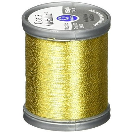 UPC: 0073650794025 | Coats Metallic Thread 125yd-Bright Gold