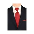 thumbnail image 3 of Salvatore Exte Men's Modern Two Button Sharkskin Suit Navy, 3 of 3