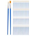 thumbnail image 4 of Professional Flat Paint Brushes For Acrylic Oil Watercolor Canvas Face Painting Detailing Outlining Filling Colors 60Pcs, 4 of 5