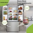 thumbnail image 4 of Hamilton Beach 17.7 cu. ft. Frost-Free French Door Refrigerator, Platinum HZ0771, 4 of 20