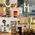 thumbnail image 5 of Japceit Cross Christmas Tree with Lights, Artificial Holiday Tree with LED Twinkling, Staked Indoor and Outdoor Decoration for Home, Party Seasonal Display, 5 of 7