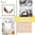 thumbnail image 2 of Tassel Garland with Wood Bead Earth Toned Rainbow Garland for Classroom Nursery Gift, 2 of 4