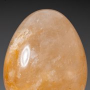 Genuine Polished Lemon Quartz (3) Egg from Madagascar