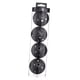 thumbnail image 5 of Paquete de 4 bolas de pepinillo de 74 mm, 40 agujeros, bolas de pepinillo para juegos de torneos al aire libre Negro, 5 of 8