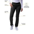 thumbnail image 3 of Adar Pro Scrubs For Women - Skinny Leg Yoga Scrub Pants, 3 of 7