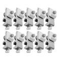 thumbnail image 1 of Lot de 10 pinces de terre pour panneaux solaires, en alliage d'aluminium, cosses M6, accessoire de couplage pour câbles PV, 1 of 4