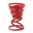 thumbnail image 1 of G.E.T. WB-446-R 4"" Round Red Powder Coated Metal Wire French Fry Cone Basket Cyclone Collection, 1 of 3