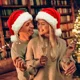 thumbnail image 5 of 10/1 piezas de sombreros de Navidad gruesos de invierno para adultos y niños, gorros de Papá Noel de felpa de terciopelo suave, suministros de decoración para el hogar para fiestas de Año Nuevo, 5 of 5