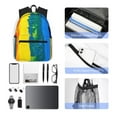 thumbnail image 5 of Lafuoo Rainbow Colored Pattern Casual Backpack, Large Capacity Adjustable Shoulder Strap Computer Backpack, Unisex, Suitable for Campus, Business,Travel-One Size, 5 of 6