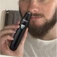 thumbnail image 4 of Wahl Groomsman Recortadora de precisión recargable para aseo higiénico con cabezales intercambiables y enjuagables para cejas, escote, nariz, orejas y otros detalles - Modelo 3023284, 4 of 5
