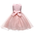 thumbnail image 3 of Vestido con lentejuelas flor falda larga lazo falda infantil malla regalo ropa niña vestido, 3 of 6
