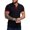 Black, variant on Auburet Men's Short Sleeve Casual Slim Fit Shirts Classic Cotton Shirts