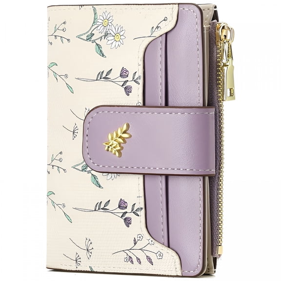 GASTROPOD Women Wallets Leather Rfid Blocking Bifold Zipper Women Wallets Card Case Purse with Id Window,Gift Box