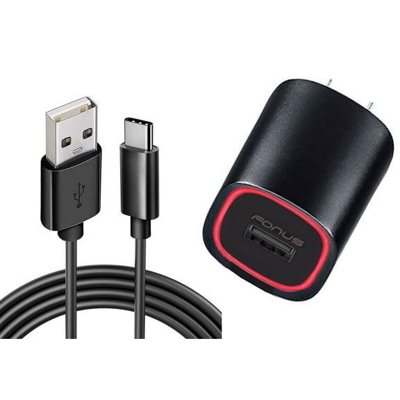 Home Charger 2.4A for Samsung Galaxy A06/A16 5G/A26 5G/A36 5G/A56 5G - USB Cable TYPE-C 6ft Power Adapter USB-C Cord