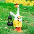 thumbnail image 4 of Porch goose, garden statue goose, front yard lawn, home courtyard art decoration, 4 of 7