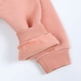 thumbnail image 5 of Otqutp Round Neck Pullovers for Unisex Baby Children's Long Sleeved Pants Set Sweater Pants Set Kids Boys Girls Fall Winter Clothes(Pink,3-4 Years), 5 of 9