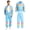 Blue, variant on 80s 90s Outfit for Men Neon Track Suit Jacket and Pants Set for Halloween Hip-Hop Halloween Parties