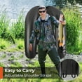 thumbnail image 5 of Infans Inflatable Float Tube w/ Fish Ruler Rod Holder Storage Pockets Flippers Paddle, 5 of 7