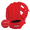 Red/Red, variant on Franklin Sports RTP Kids Teeball Glove + Ball Set - Boys + Girls Mitt - 9.5" Righty - Tan